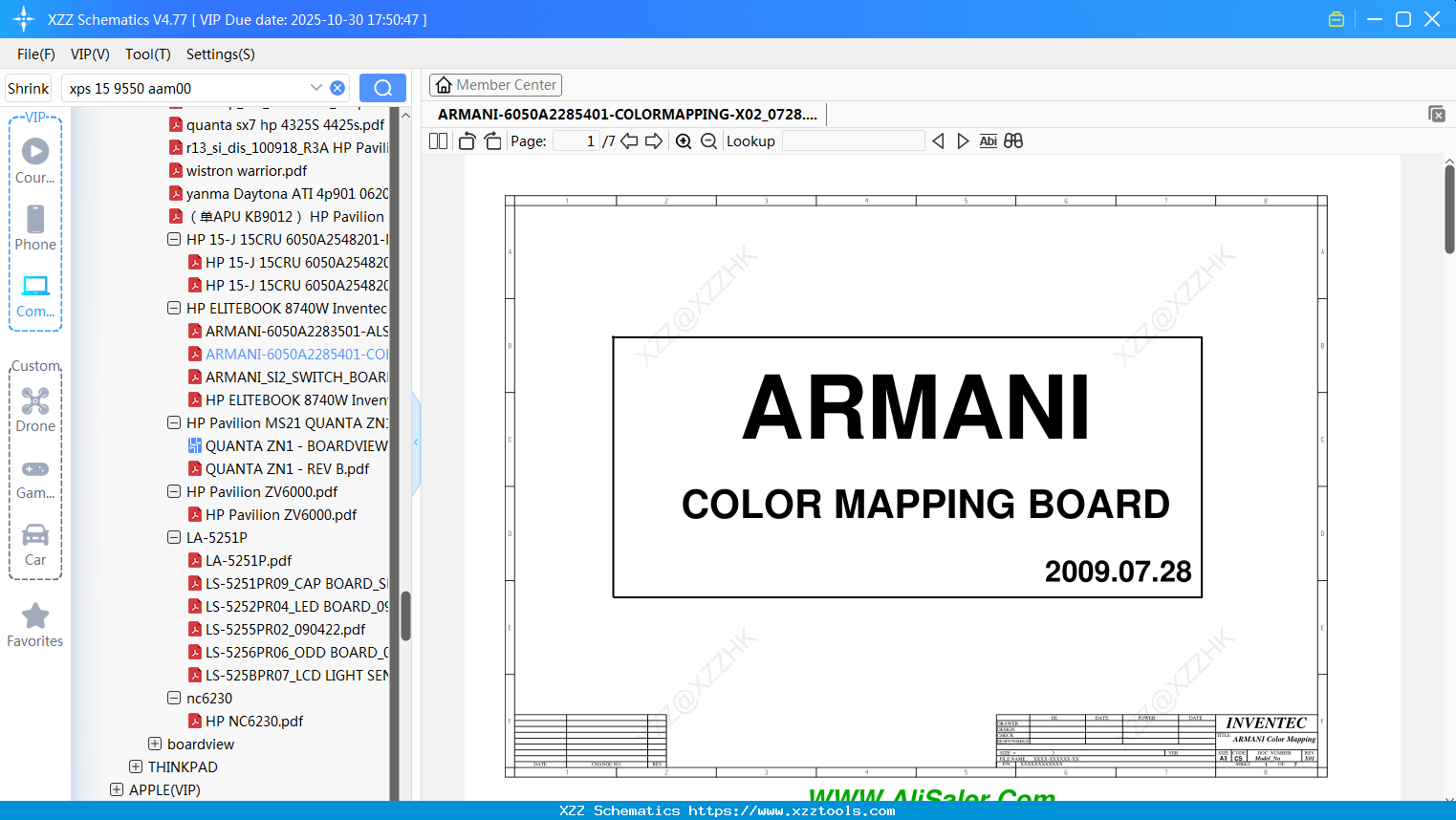 Laptop HP ARMANI-6050A2285401-COLORMAPPING-X02_0728